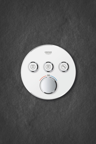 Термостат Grohe Grohtherm SmartControl 29904LS0 для душа, moon white фото 10