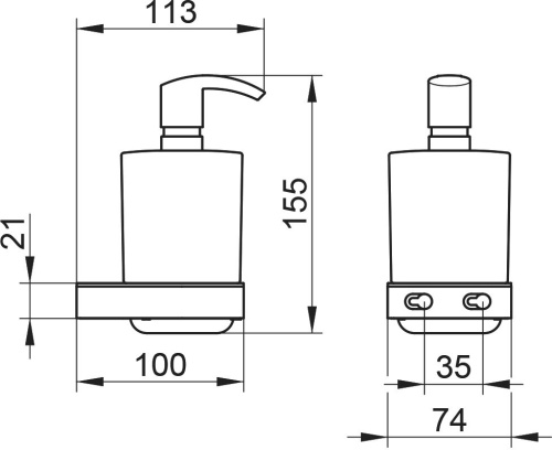 Дозатор Keuco Smart.2 14752 фото 3