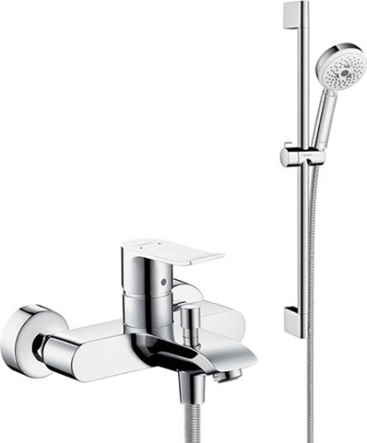 Душевой комплект Hansgrohe Metris 31480000 смеситель + душевой гарнитур фото 4