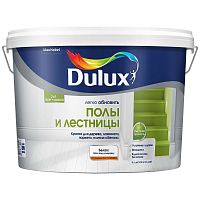 Краска для напольных покрытий водно-дисперсионная Dulux Полы и лестницы полуглянцевая база BC 9 л.