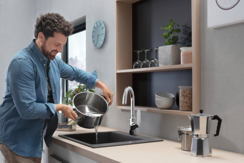 31 820 руб. Смеситель Hansgrohe Focus M42 71802000 для кухонной мойки, хром фото 3 Смеситель Hansgrohe Focus M42 71802000 для кухонной мойки, хром фото 3