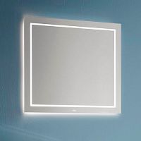 Мебель для ванной Villeroy & Boch Finion 80 white matt lacquer, с настенным освещением