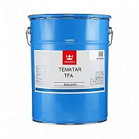 Краска эпоксидная двухкомпонентная Tikkurila Tematar TFA, черная