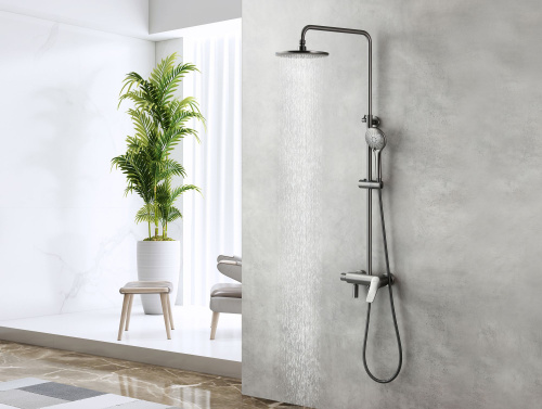 46 470 руб. Душевая стойка Lemark Bronx LM3762GM графит фото 2 Душевая стойка Lemark Bronx LM3762GM графит фото 2