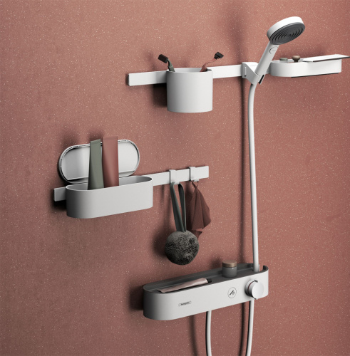 Стакан Hansgrohe WallStoris 27921700 матовый белый фото 3