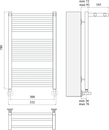 21 450 руб. Полотенцесушитель водяной Terminus Аврора П16 300*780 c полкой фото 3 Полотенцесушитель водяной Terminus Аврора П16 300*780 c полкой фото 3