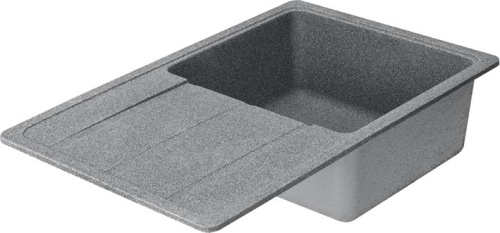 Мойка кухонная AQUATON Аманда серая фото 2