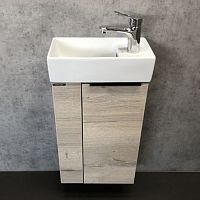 Тумба с раковиной Comforty Асти 40, дуб дымчатый