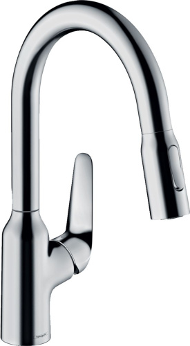 Смеситель Hansgrohe Focus M42 71821000 для кухонной мойки, хром