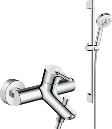 Душевой комплект Hansgrohe Talis S 72400000 смеситель + душевой гарнитур фото 3