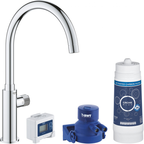 Кран Grohe Blue Pure 30387000 для кухонной мойки, хром