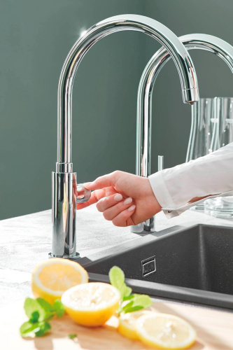 Кран Grohe Blue Pure 119710 для кухонной мойки, хром фото 2
