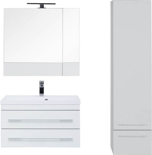 Мебель для ванной Aquanet Верона 75 подвесная белая Мебель для ванной Aquanet Верона 75 подвесная белая