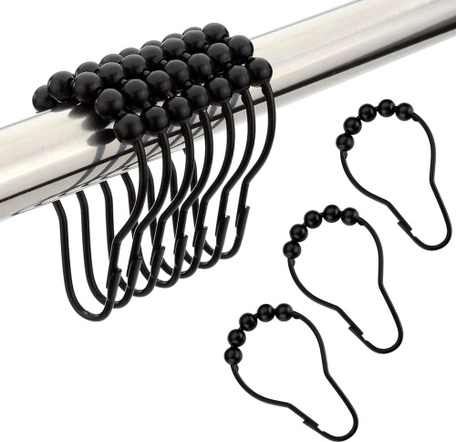 Крючок для шторы Carnation Home Fashions Roller Hook M Black фото 3