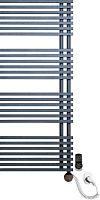 Полотенцесушитель электрический Luxrad Typ E 064471 117х50 R, черный, терморегулятор selmo smart programm с пультом