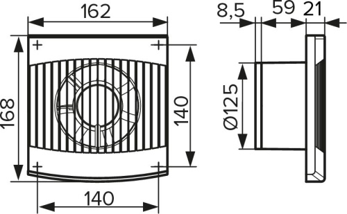 Вытяжной вентилятор Era Comfort 5C фото 3