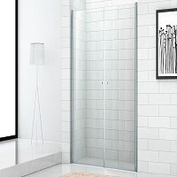 Душевая дверь в нишу Cezares Eco O B-2-80-C-Cr стекло прозрачное