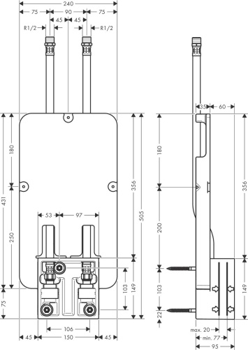 Душевой комплект Axor ShowerSolutions 10751000 + 10750180 + 35321000 + 35363180 + 28491000 + 28486180 + 10651000 + 10650180 + 40873000 + 40878180 фото 15