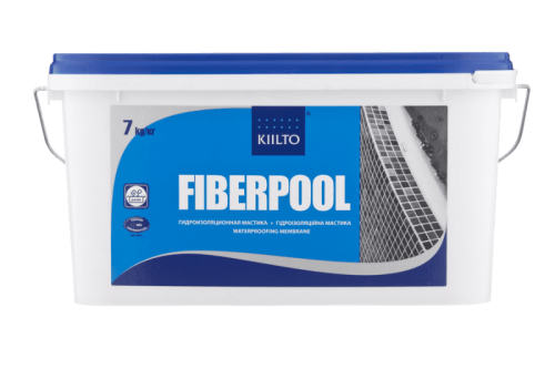 Мастика гидроизоляционная Kiilto Fiberpool 7 кг.