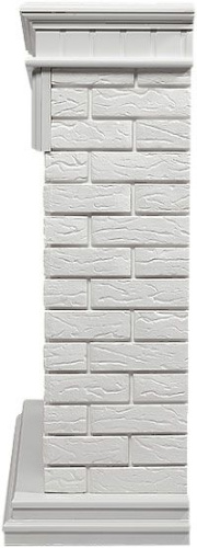 Портал Firelight Bricks 30 камень белый, белая эмаль фото 4