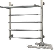 Полотенцесушитель электрический Aquanerzh Трапеция с полкой R 60х40