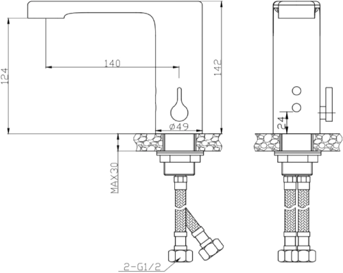 Смеситель BelBagno BB-ELVM-CRM фото 2