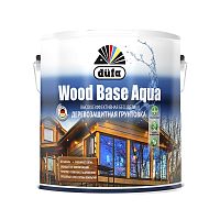 Грунт для защиты древесины Dufa Wood Base Aqua бесцветная 9 л.