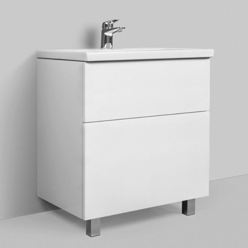 Мебель для ванной AM.PM Gem 75 белый глянец, с 2 ящиками + Сертификат AM.PM на 30 дней подписки на медиасервис фото 5