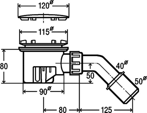 Сифон для поддона Viega Tempoplex 364786 фото 2