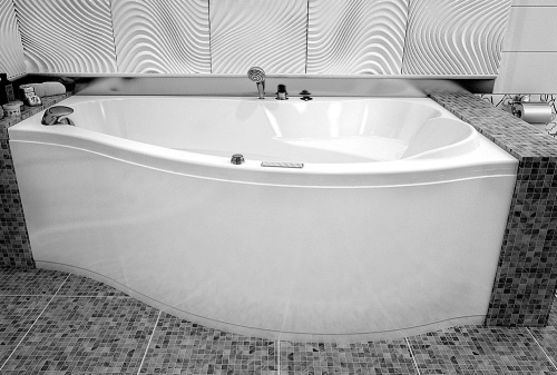 Акриловая ванна Aquanet Palma 00205537 170x90 R с каркасом фото 9