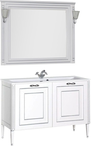 Мебель для ванной Aquanet Паола 120 белая фото 6