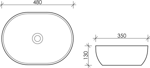 Раковина Ceramica Nova Element CN5010 фото 6