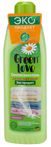 Кондиционер для белья Green Love ополаскиватель, 1 л фото 2