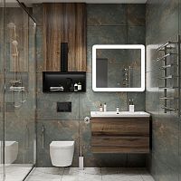 Мебель для ванной Art&Max Techno подвесная, 90, дуб бомонд лофт