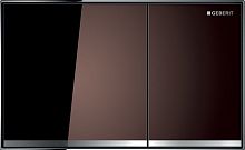 Кнопка смыва Geberit Sigma 60 115.640.SQ.1 коричневое стекло