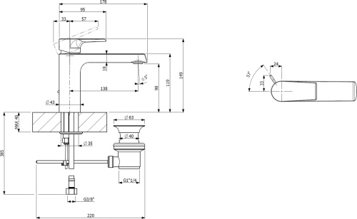 Душевой комплект Villeroy & Boch TVS1086000261 + TVW10700300061 + TVT10700100061 фото 6