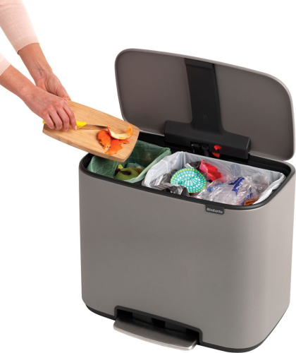 Мусорное ведро Brabantia Bo Pedal Bin 121562 23 + 11 л фото 10