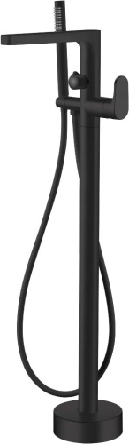 Смеситель Boheme Spectre 459-B напольный, для ванны, чёрный