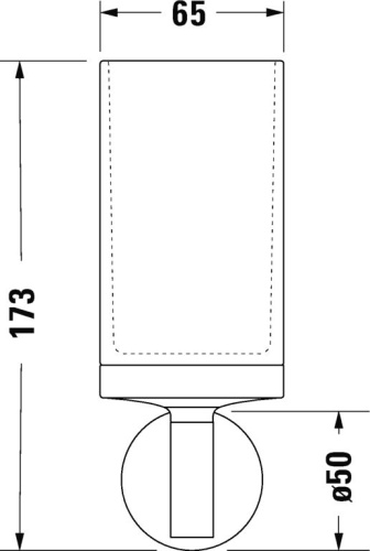 Стакан Duravit Starck T 0099311000 хром фото 3