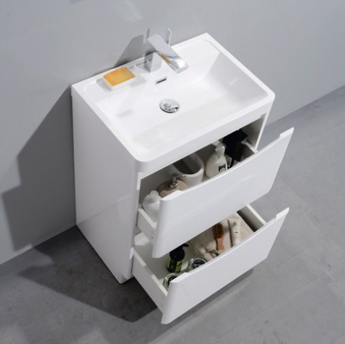 Мебель для ванной BelBagno Ancona-N 80 bianco lucido подвесная фото 2