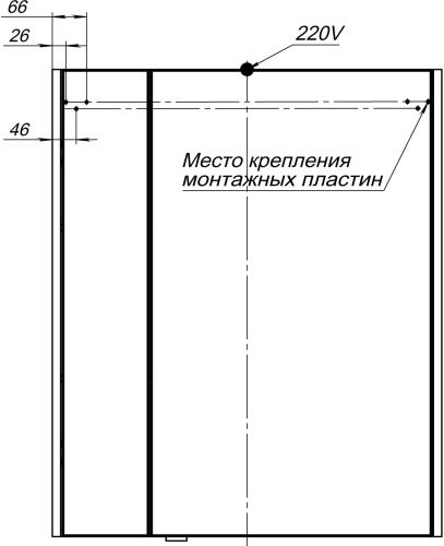 Зеркало-шкаф Aquanet Августа 75 белый фото 7