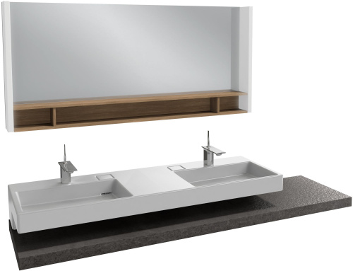 148 300 руб. Раковина Jacob Delafon Terrace EXA112 150 см двойная фото 7 Раковина Jacob Delafon Terrace EXA112 150 см двойная фото 7