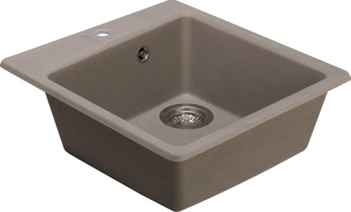 Мойка кухонная AQUATON Парма серый шелк фото 2