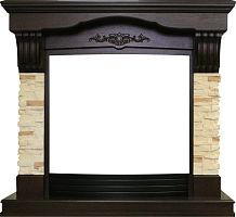 Портал Royal Flame Malta темный дуб под очаг Dioramic 28 FX