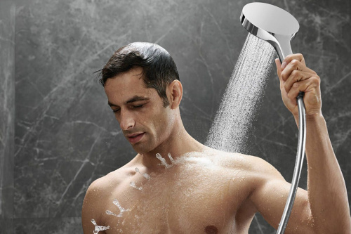 Душевая лейка Hansgrohe Rainfinity 130 26865000 хром фото 2