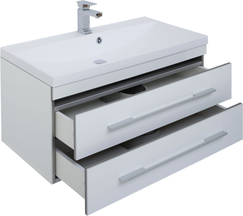 Мебель для ванной Aquanet Верона 90 подвесная белая фото 8