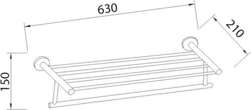 Полка Sapho Samba SB114 фото 2