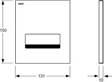 Кнопка смыва Mepa Orbit 718281 6 v для писсуара, хром