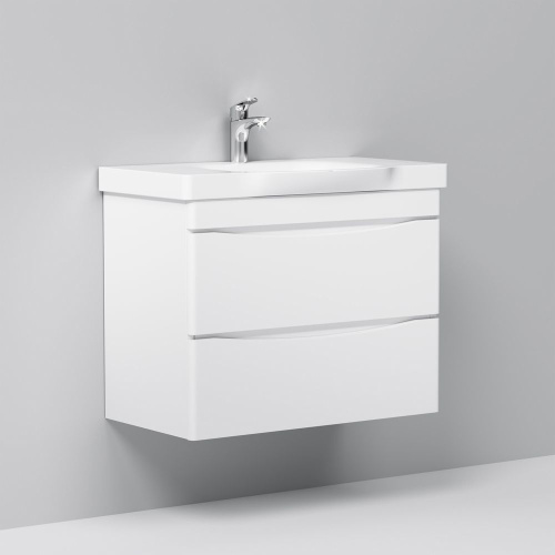 Мебель для ванной AM.PM Like 80 подвесная, белый глянец + Сертификат AM.PM на 30 дней подписки на медиасервис фото 13