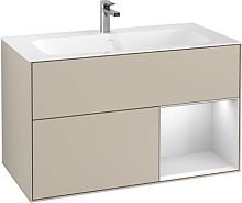 Мебель для ванной Villeroy & Boch Finion G040MTHH 100 с подсветкой и освещением стены